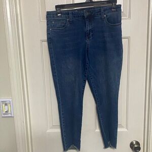 Kut from the Kloth Dark Blue Ankle Jeans